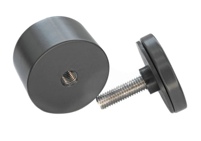 Glas Adapter 50/30 mm M10, AISI 304, RAL 7016 matt