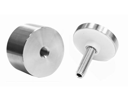 Glas-Adapter 50-30mm Bohrung 10mm AISI 304 SATIN