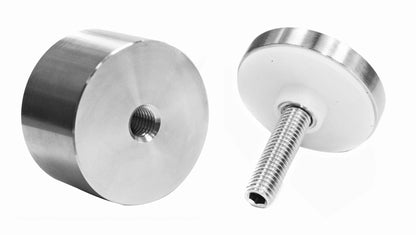 Glas Adapter 50/30 mm Bohrung 10,5 mm AISI 316 SATIN