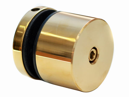 Glas Adapter 50/30 mm M10, AISI 304, GOLD MIRROR