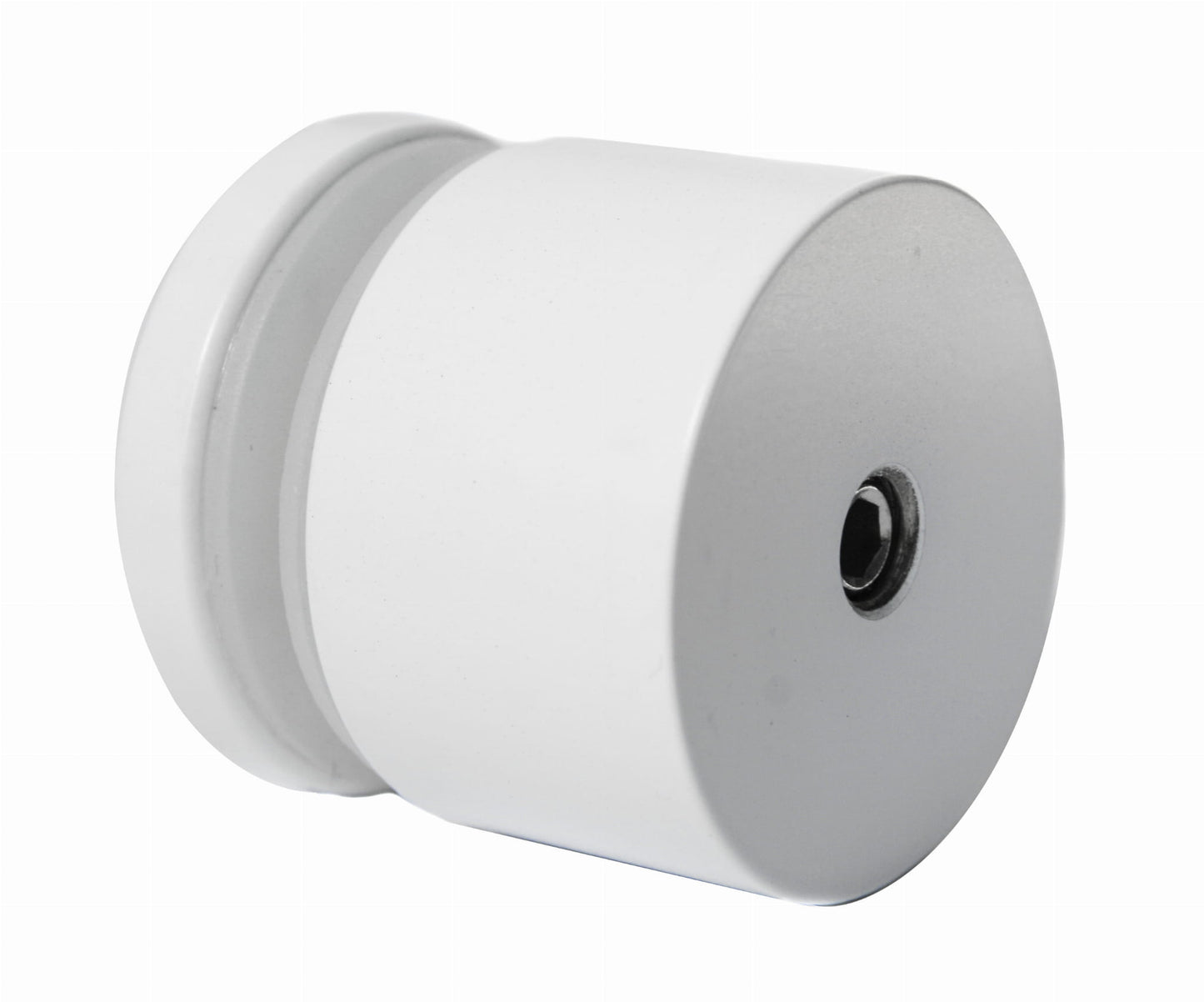 Glas-Adapter-50-30mm-M10-AISI-304-RAL-9003-matt