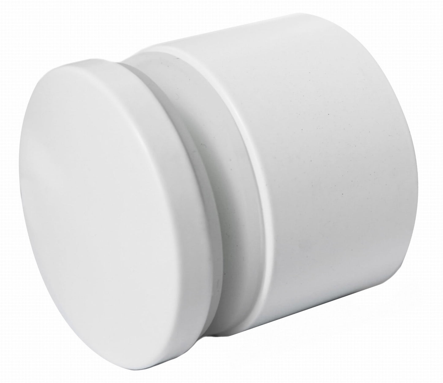 Glas-Adapter-50-30mm-M10-AISI-304-RAL-9003-matt