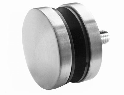 Glas-Adapter 50/8 mm, Gewinde M12, AISI 304, SATIN