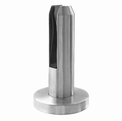 Bodenhalter-Spigot 49/182, Glas 12-17,52 AISI 304 satiniert