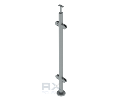 Verbindungspfosten Ø 42,4 mm 1060 mm AISI 304 satiniert