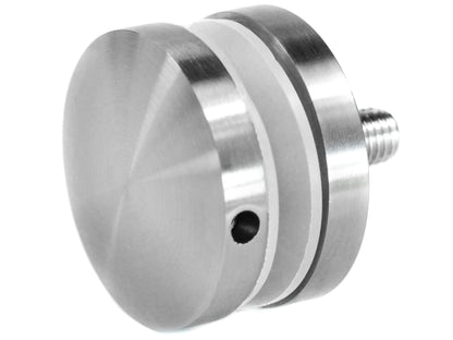 Glas-Adapter Ø 50 mm, Gewinde M12, AISI 304, SATIN