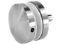 Glas-Adapter Ø 50 mm, Gewinde M12, AISI 304, SATIN