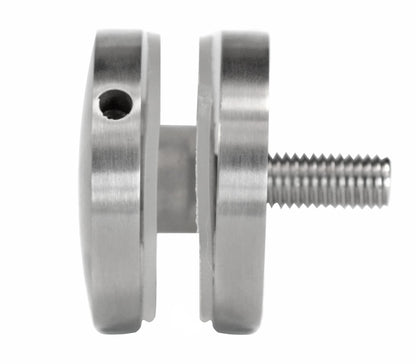 Glas-Adapter Ø 50 mm, Gewinde M12, AISI 304, SATIN