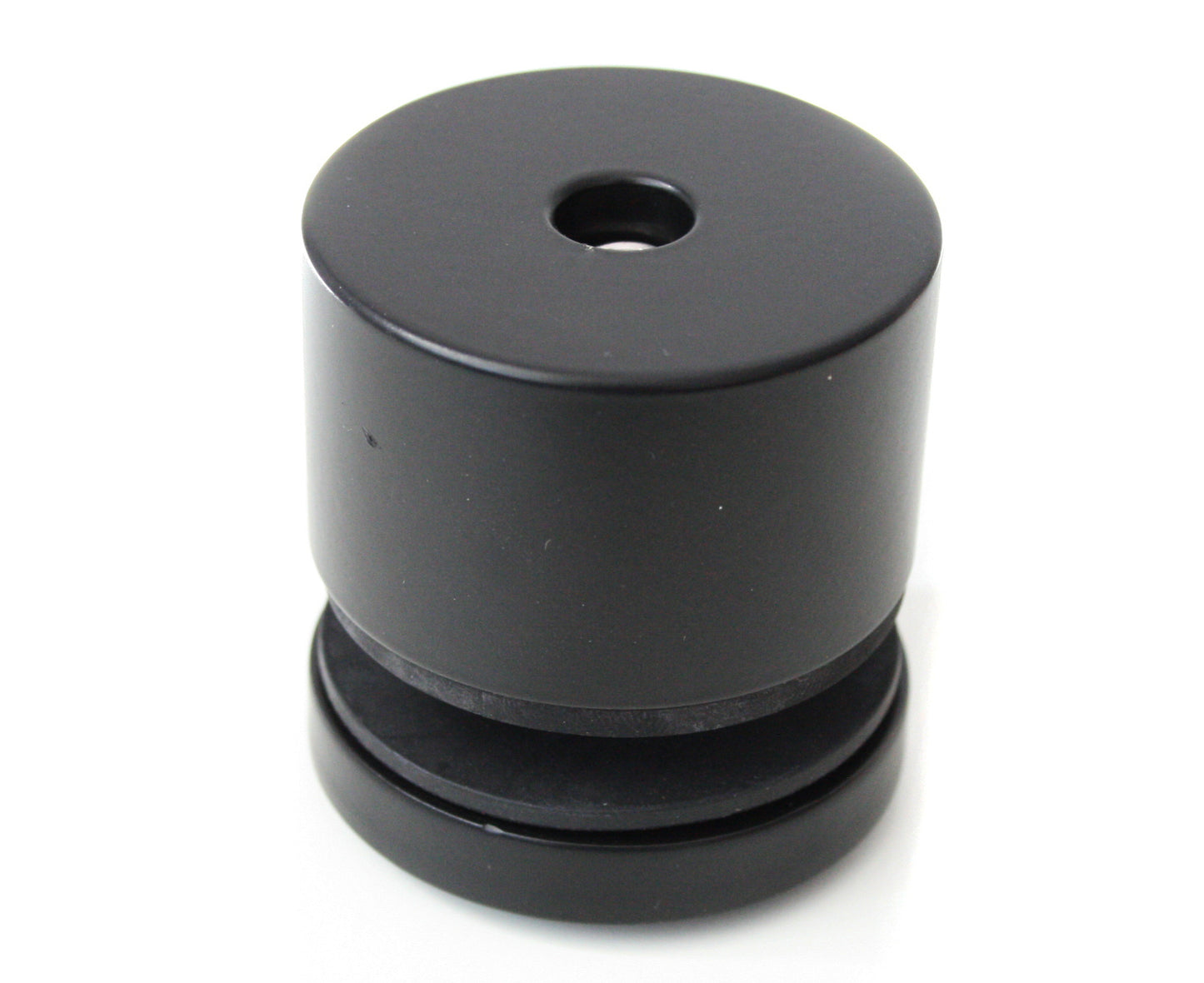 Glas Adapter ø50/30 mm M10, AISI 304, RAL 9005 matt